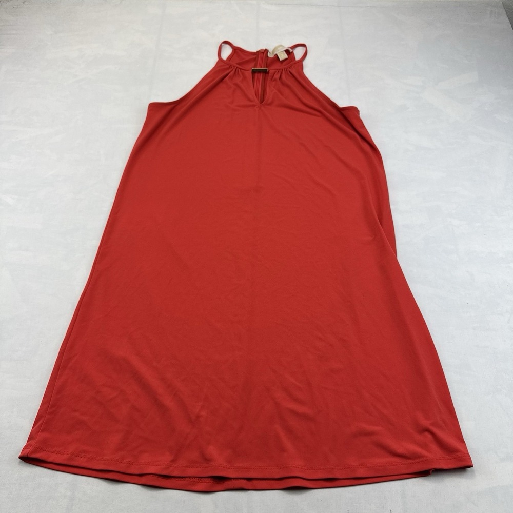 Michael Kors Dress Size S Red Sleeveless Halter Keyhole